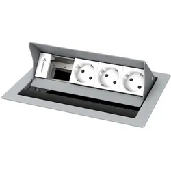 Kindermann, Steckdosenleiste, CablePort standard2 4-fach, 3 x Strom (3x)