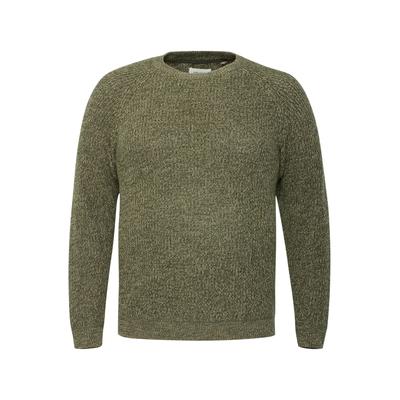 Strickpullover BLEND "Strickjacke BHBPullover", Herren, Gr. 5XL, grün (forest night), Obermaterial: 100% Baumwolle CO., Strickjacken Strickpullover