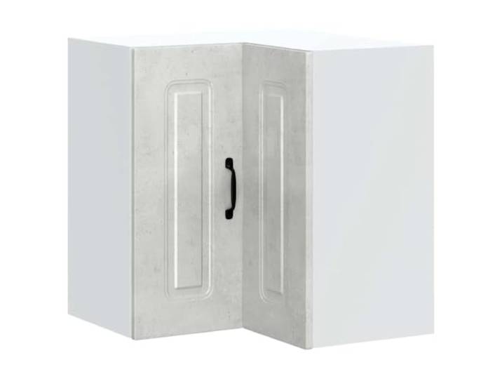vidaXL Armoire Murale d'angle de Cuisine Kalmar Gris béton