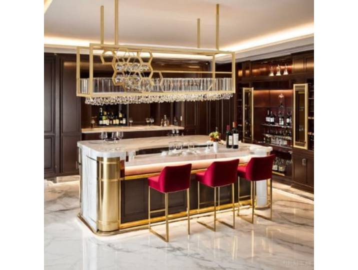 OOPDNEGAK Hängendes Weinregal Mit Glashalter, Schwebende Regale Für Die Bar, Decke Hängende Flaschenregal, Für Die Bar, Für Küche/Bar(A,90 * 30 * 40cm)