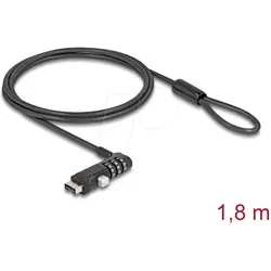 NAVILOCK 20916 - Notebook Sicherungskabel, USB Typ-A, Zahlenschloss