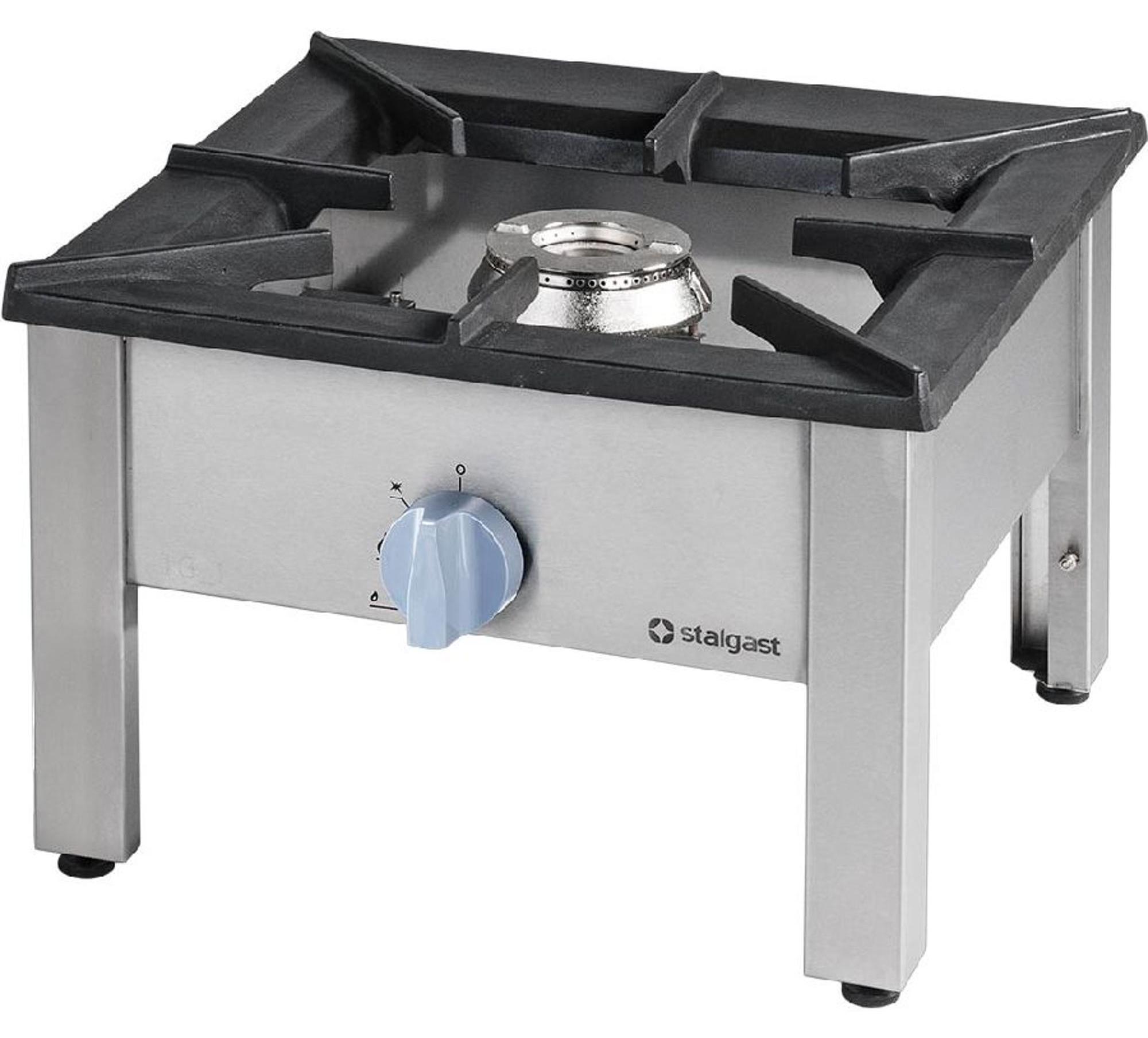 Gas-Hockerkocher Top Power - Gusseisen Topfauflage - G20 - 565x635x394mm