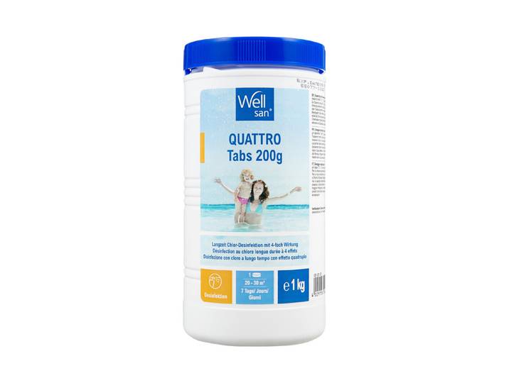 Wellsan Quattro Tabs 1 kg 5 Stück à 200 g