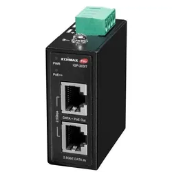 edimax Industrie 2.5 Gigabit 90W PoE++ DIN-Rail Injektor (90 W), PoE Injector