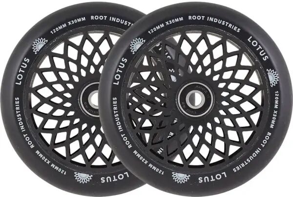 Root Industries Stunt Scooter Rollen Root Lotus Dual Wide 2 Stk. (120mm - Schwarz)
