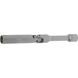 BGS Zündkerzen-Gelenkeinsatz Zwölfkant extra lang Antrieb Innenvierkant 10 mm (3/8") SW 14 mm - 2987