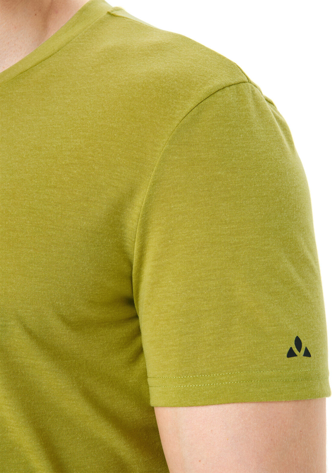VAUDE "MENS TEKOA T-SHIRT III" sportliche Passform, Kurzarm, für Sport und Outdoor light leaf L