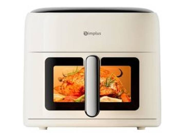 Friteuse à air sans huile - SIMPLUS - Capacité 6 5L - Fenêtre visible - Écran tactile LCD - 10 menus prédéfinis
