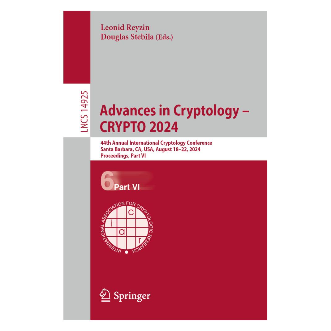 Springer Advances in Cryptology - CRYPTO 2024 (Englisch, Softcover, Douglas Stebila, Leonid Reyzin) (57092464)