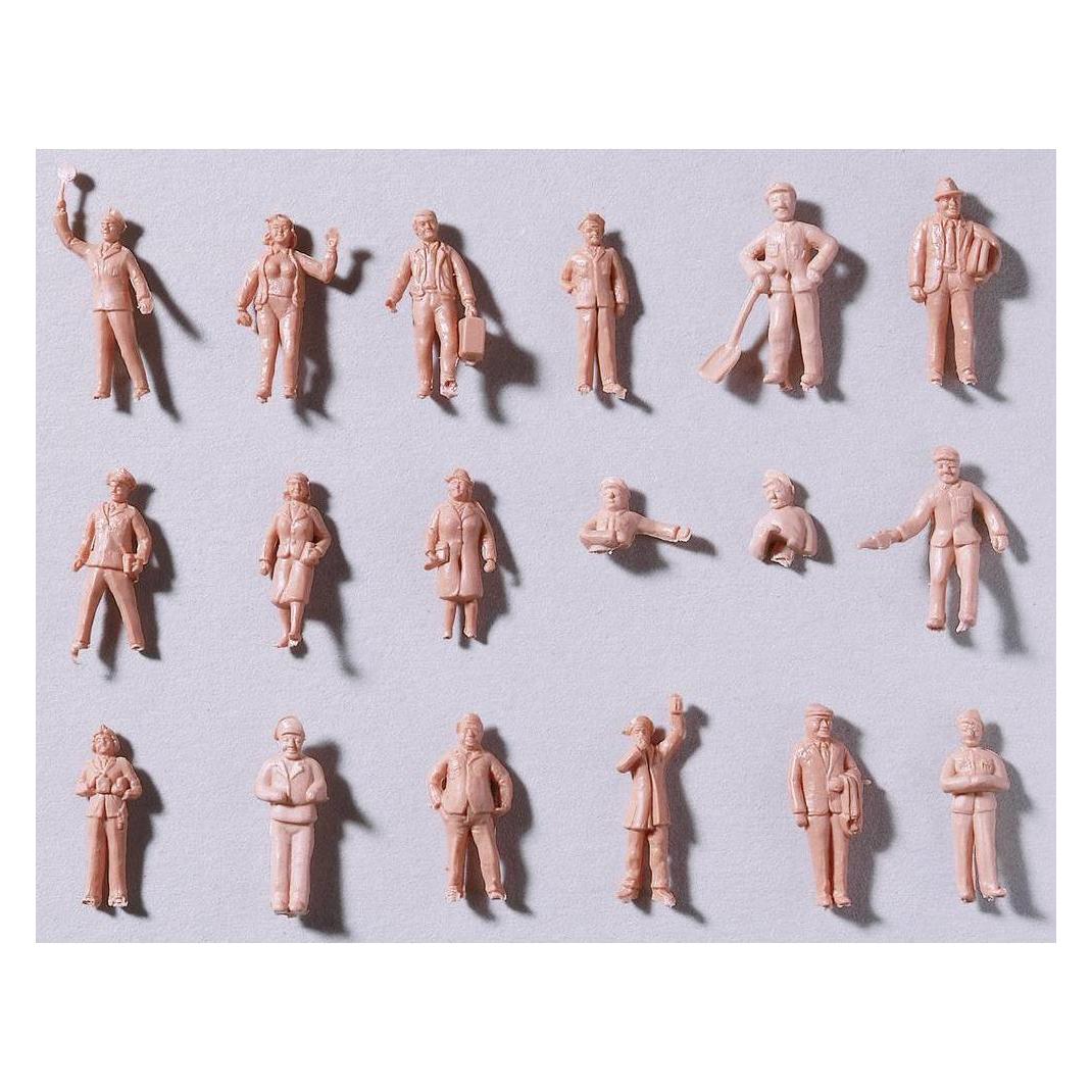 Auhagen H0 Figuren Bahnhof Unbemalt (21 717)