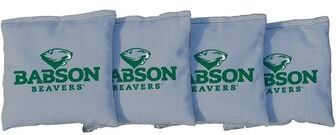 Skip's Garage Babson Beavers Gray Cornhole Bags