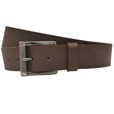 Ledergürtel ANNAMATONI "AnnaMatoni Ledergürtel Fjord Ledergürtel Fjord", Herren, Gr. TW85 - 100cm Gesamtlänge, braun (braun 690), 100% Leder, Gürtel Ledergürtel