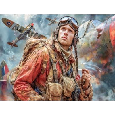 CALVENDO Puzzle Waghalsige Piloten | 1000 Teile Lege-Größe 64x48cm Foto-Puzzle für glückliche Stunden