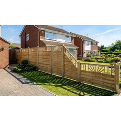 Dichtzaun Mainz 180 x 90 cm – Sichtschutzzaun aus Kiefer/Fichte – Lamellenzaun mit Rankgitter – Holzzaun für Garten und Terrasse