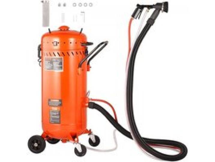 VEVOR Vakuum-Sandstrahler 106L, staubfreier Sandstrahler mit eingebautem 1200 W Vakuumsystem, 60-110 PSI Hochleistungs-Strahlgerät zur Staubkontrolle und Strahlmittelrückführung