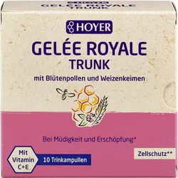HOYER Gelee Royale & Blütenpollen Trinkampullen, alc. 17,5 % vol.