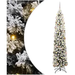 vidaXL, Weihnachtsbaum, Schlanker Weihnachtsbaum (210 cm)