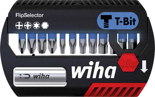 Wiha 41826 Bit-Set 13teilig Kreuzschlitz Phillips, Innen-Sechskant, TORX Plus