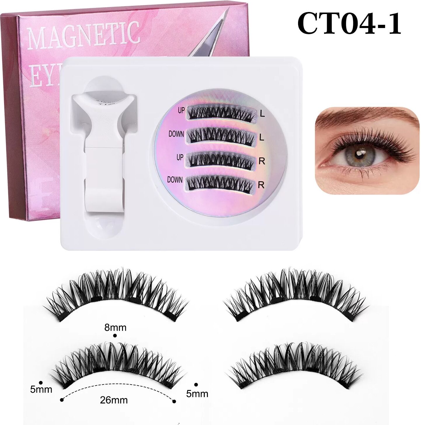 INF Magnetische Wimpern - CT04-1