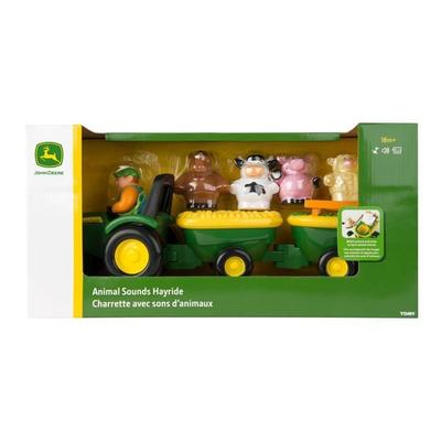 Heuwagen mit lustigen Tiergeräuschen