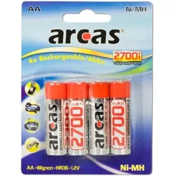 AGI Akku kompatibel mit HR6/Mignon/AA - Akku - Mignon (AA) (1 Stk., AA, 2700 mAh), Batterien + Akkus