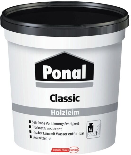 Ponal Colle à bois Classic PN 12 N 760 g ; Henkel (PN12N)