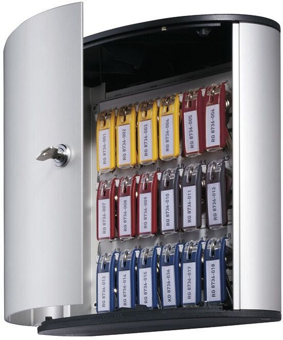 Durable Hliníková skříňka na klíče KEY BOX, na 18 klíčů