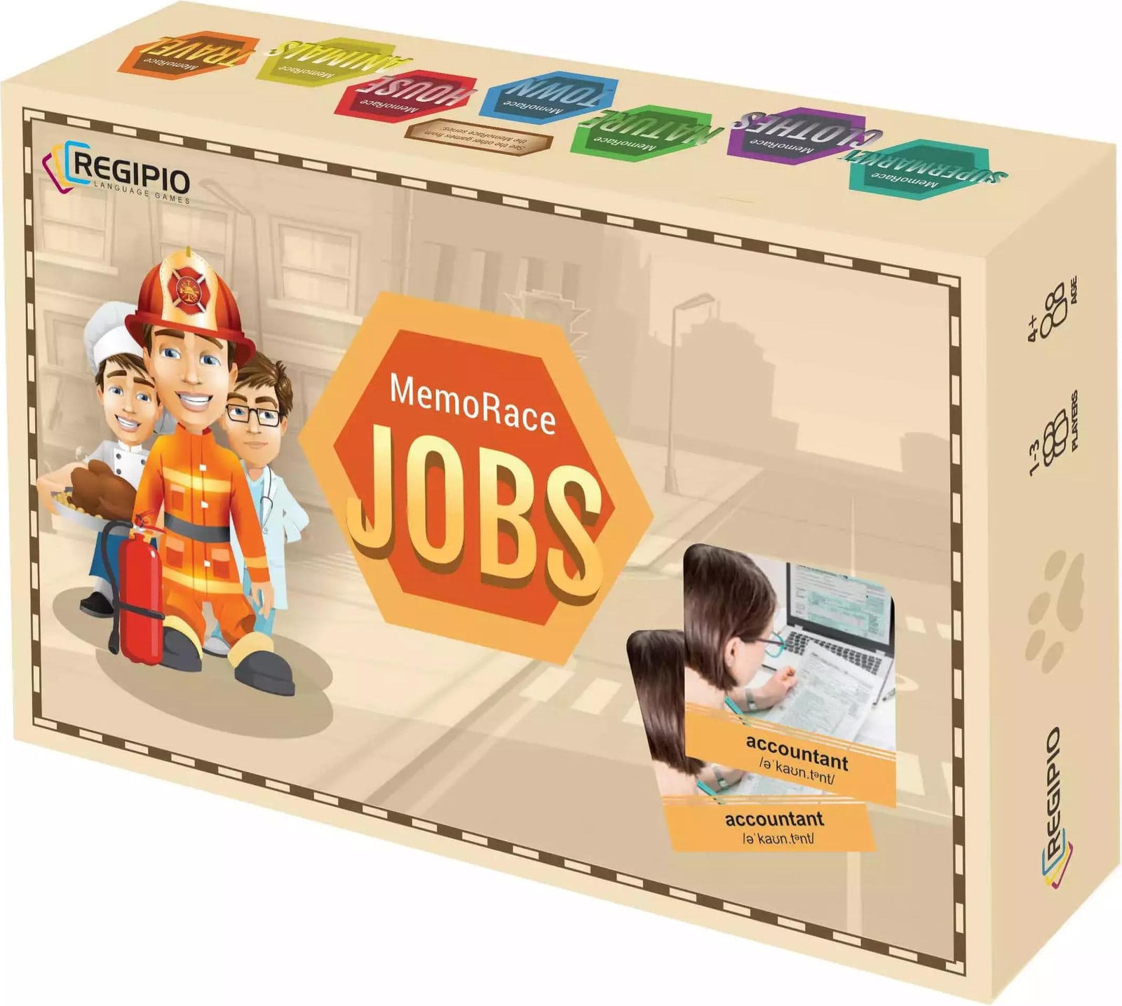 Regipio Geme MemoRace Banen