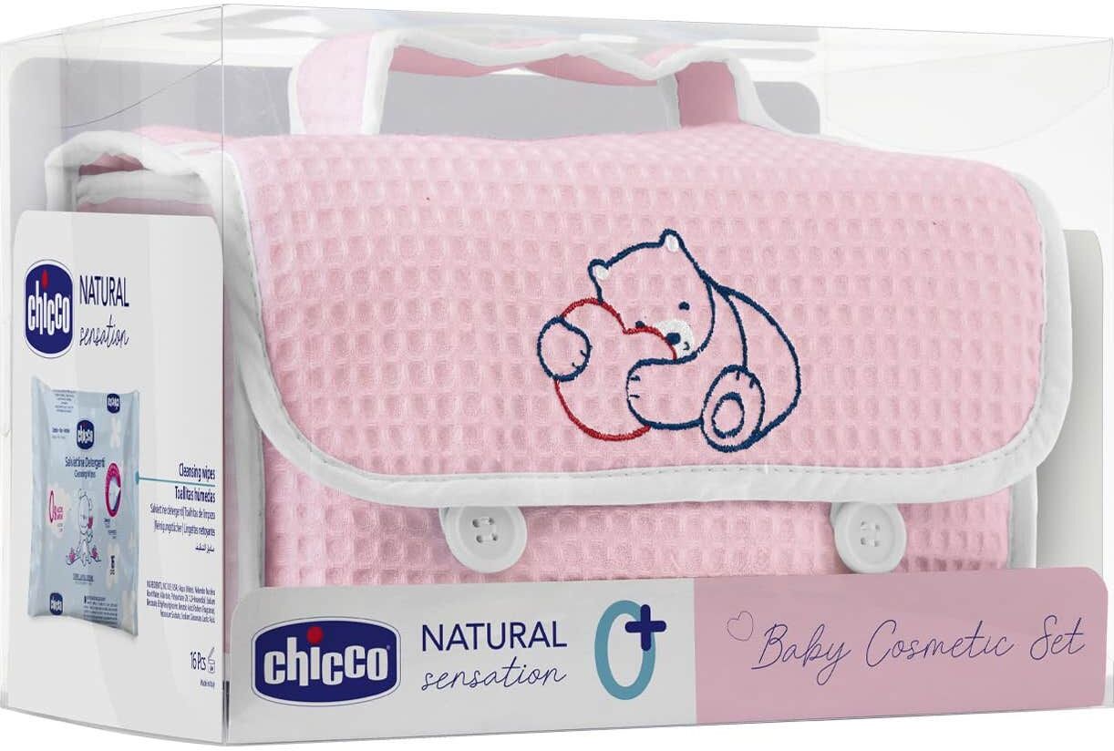 Chicco Natural Sensation Set Piqué Rosa