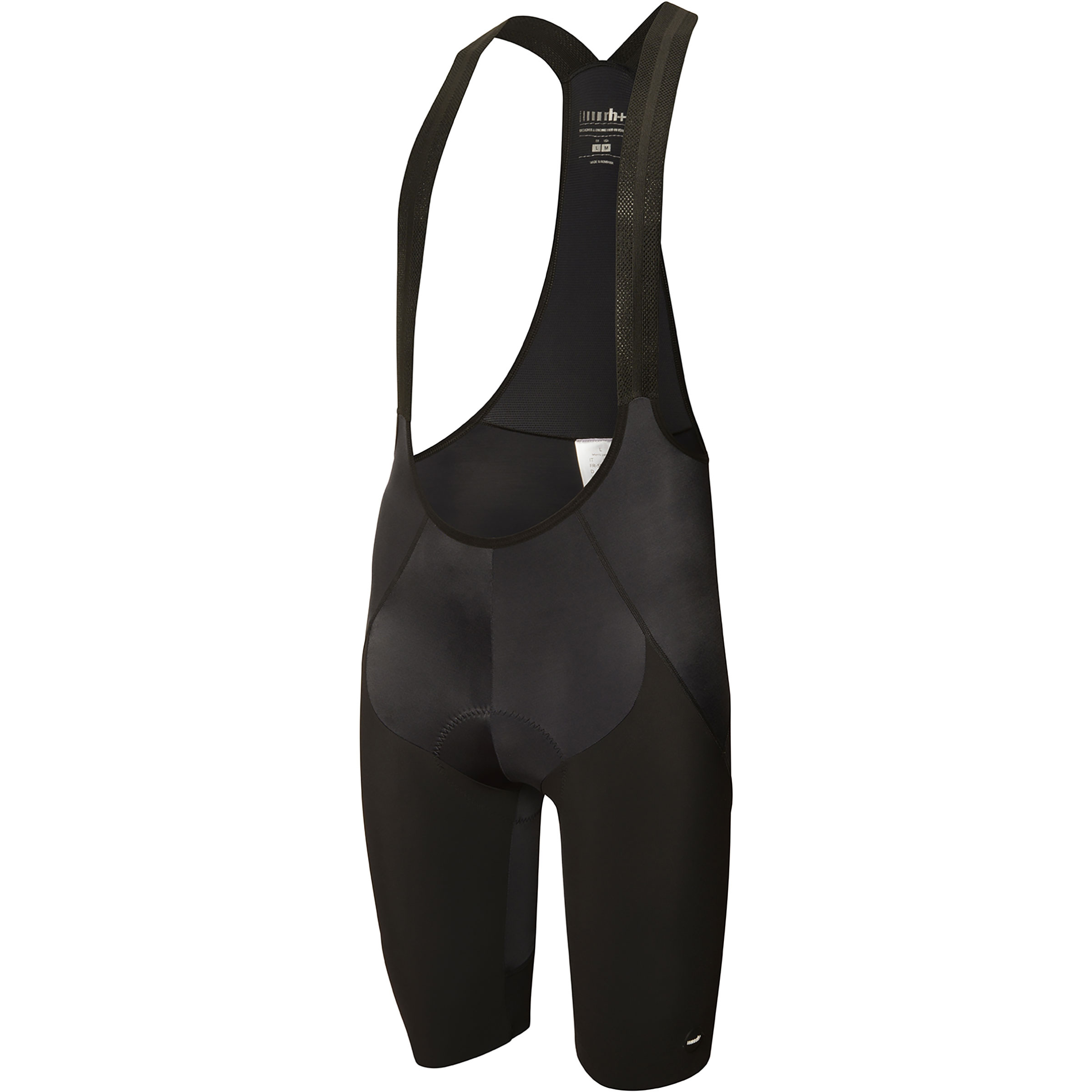 RH+ Explorer Bib kurz Herren Fahrradhose schwarz Größe XL Rennrad | Gravel Kompressionseffekt