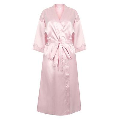 Ladies´ Satin Robe | HENBURY BV. | Light Pink | XL/XXL