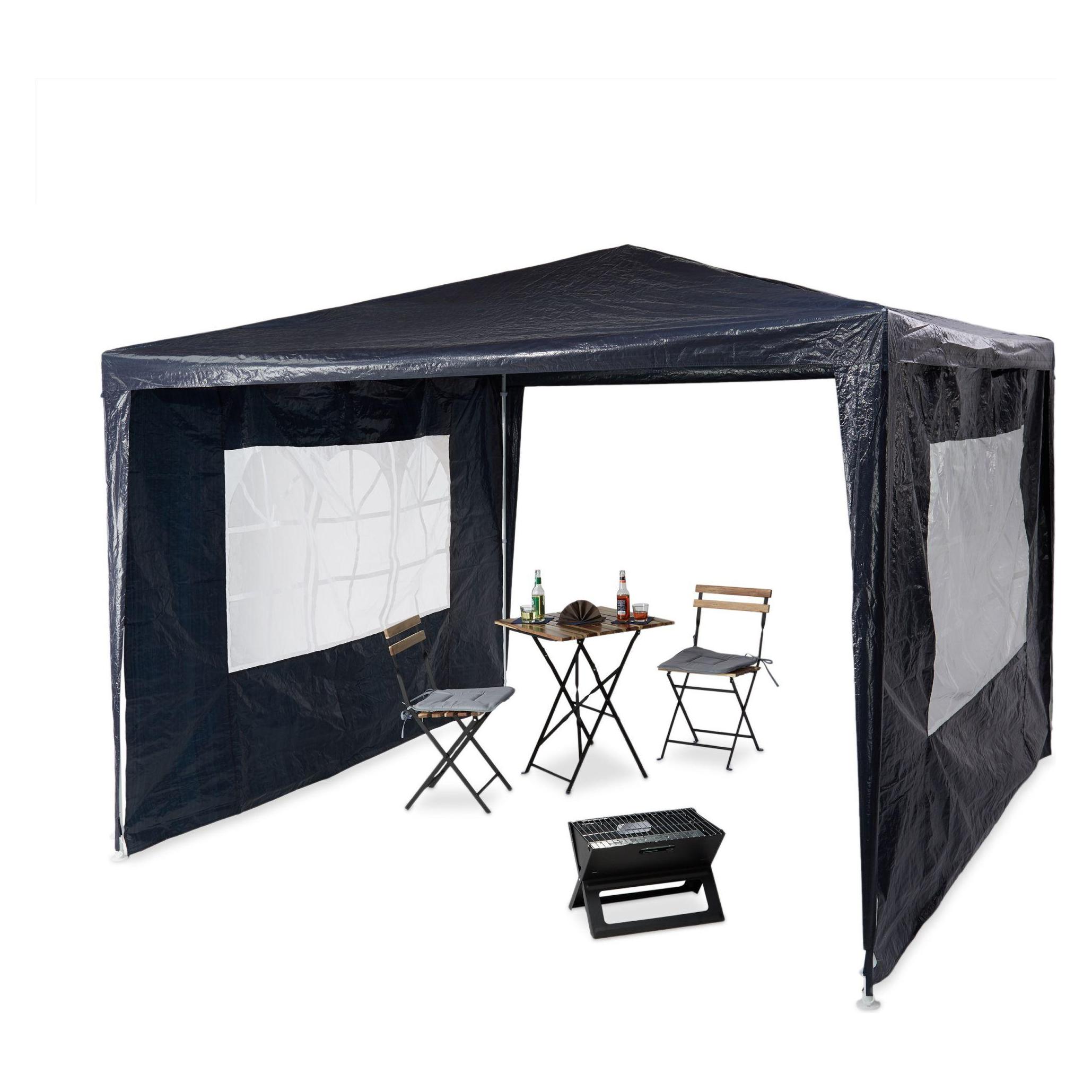 Relaxdays Pavillon (300 cm, 300 cm) (4052025969486)