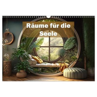 Räume für die Seele (Wandkalender 2027 DIN A3 quer), CALVENDO Monatskalender