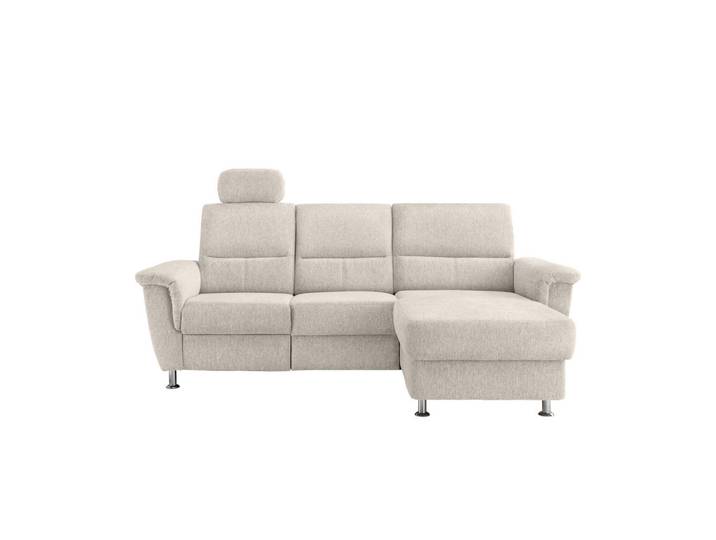 Livetastic Ecksofa, Beige, Metall, Uni, L-Form, 231x165 cm, Rücken echt, USB-Anschluss, Herz-Waage-Funktion, USB-C-Anschluss, Wohnzimmer, Sofas & Couches, Wohnlandschaften, Ecksofas