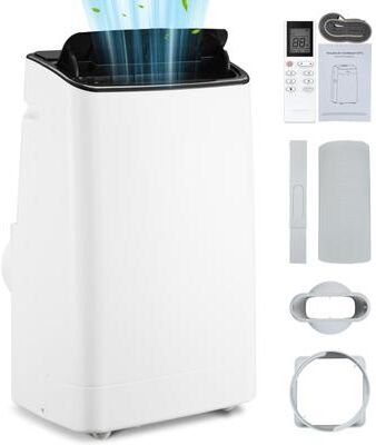 Yun 14000 BTU Portable Air Conditioner, Evaporative Air Cooler with Remote Control