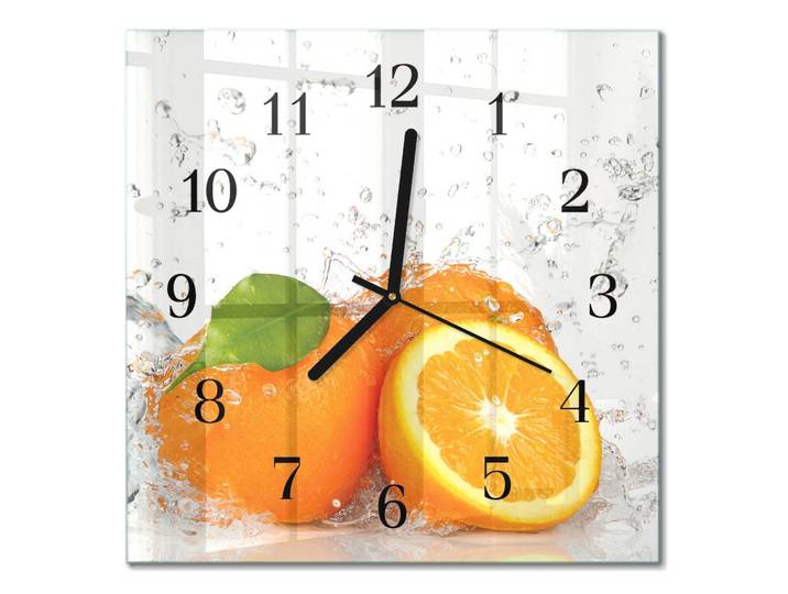 WANDUHR 30x30 cm - Orangen