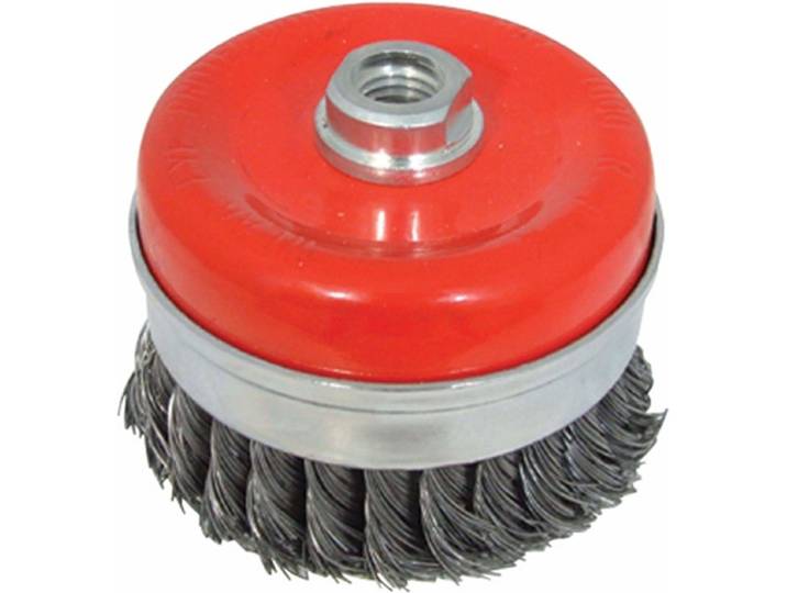 Silverline Komborstel met getordeerd draad - Ø 100 mm - M14 - 0\,5 mm staaldraad - max 12.500 min-1