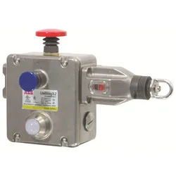 ABB LineStrong3LZ Sicherheitsseilzugschalter 4Öffner + 2Schließer, M20, LED Not-Halt-Vorrichtung Abspannlänge bis 200 m, Linksausführ. Schalter