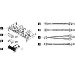 Lenovo ISG ThinkSystem SR650 V3 GPU Full Length Thermal Option Kit, Server Zubehör