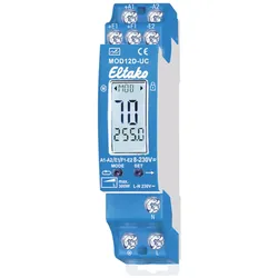 Eltako Digital einstellbarer Motordimmer, Schalter + Taster, Blau
