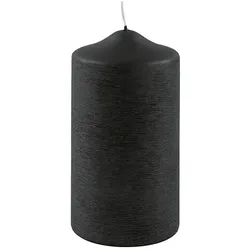 Kerze CANDLE (DH 8x15 cm) - schwarz - DH 8x15 cm