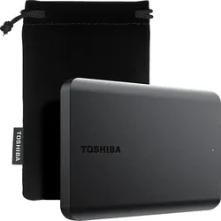 TOSHIBA Canvio Basics Exklusive Festplatte, 1 TB HDD, 2,5 Zoll, extern, Schwarz