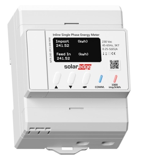 SolarEdge INLINE ENERGY METER MTR-240-1PC1-DW-MW
