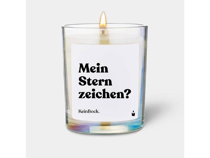 Duftkerze Rainbow Woody Mein Sternzeichen? KeinBock.