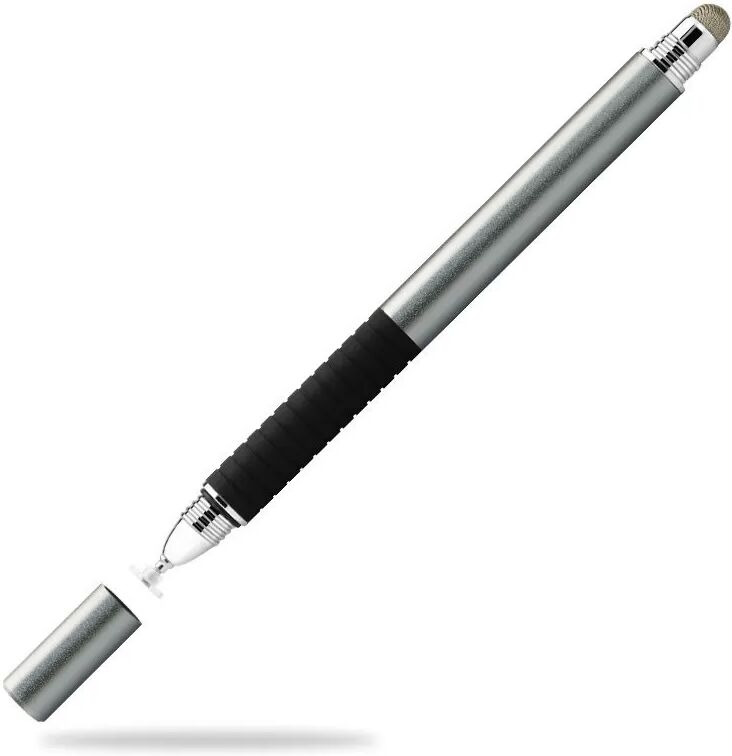 INF Stylet capacitif 2-en-1 avec pointe en tissu et ventouse
