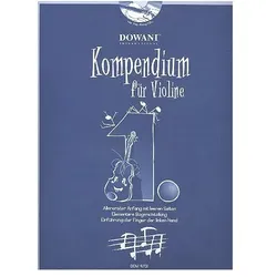 Kompendium für Violine Band 1 (+CD) für 2 Violinen (Schüler und Lehrer), Fachbücher