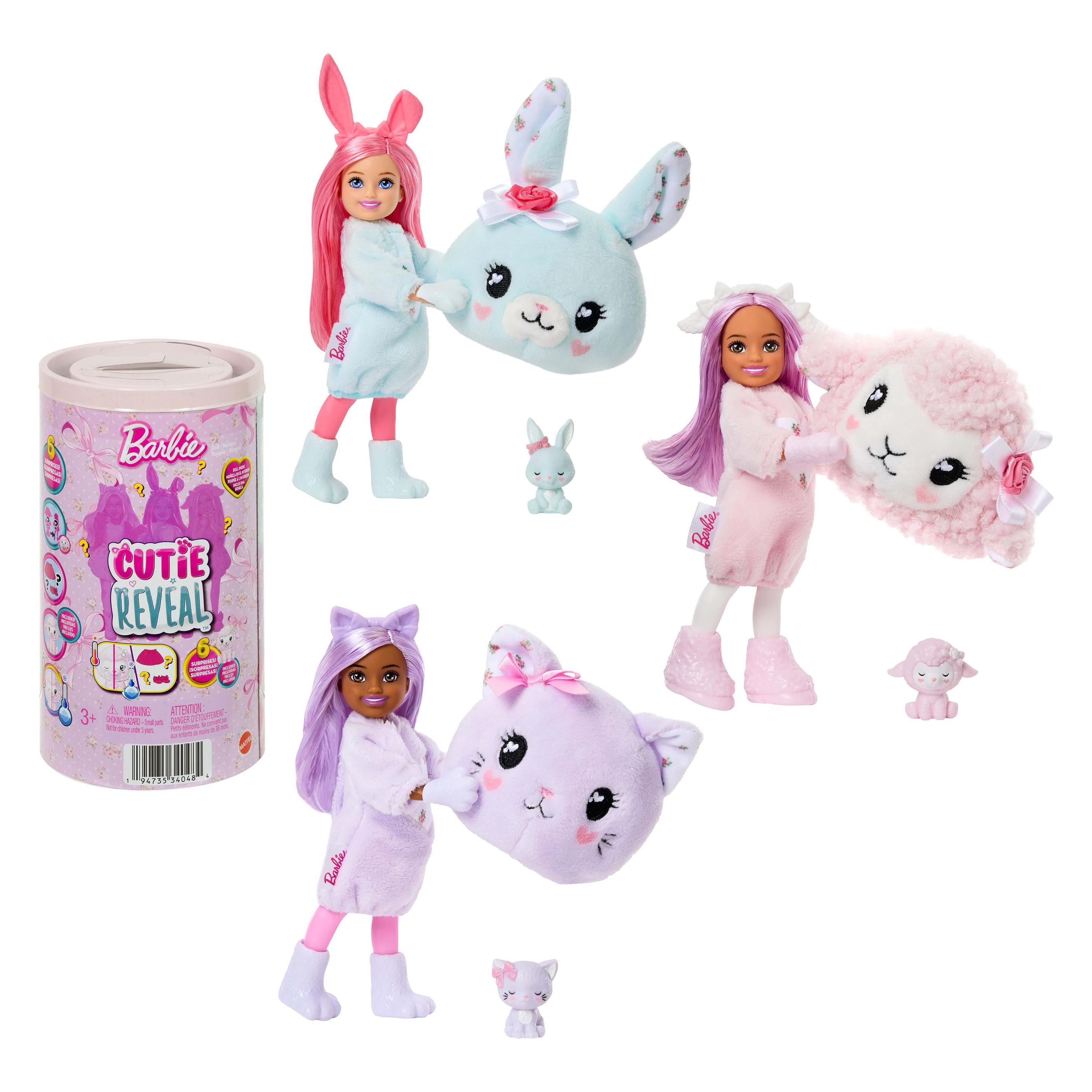 0 Barbie Cutie Reveal Chelsea Sweet Bows (JMW63)