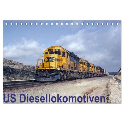 US Diesellokomotiven (Tischkalender 2026 DIN A5 quer), CALVENDO Monatskalender