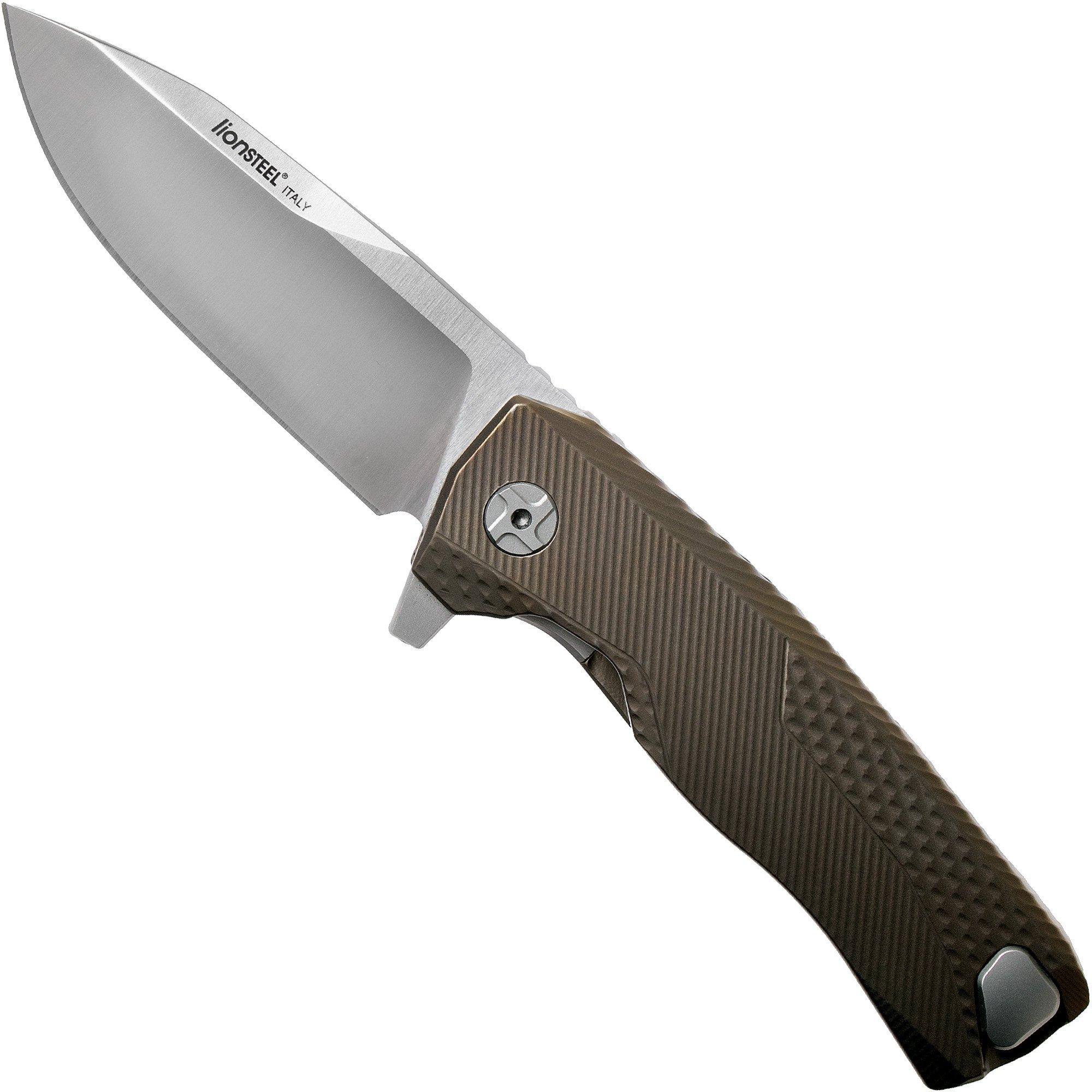 Lionsteel ROK Bronze Titanium ROK B coltello da tasca