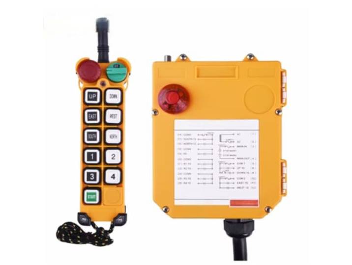 F24-10S Industrial Wireless Radio Crane Fernbedienung Schalter Hebebühne Kran Controller für Lift, Heckklappe(AC 380V)